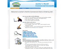 Tablet Screenshot of cma.janitors-world.com